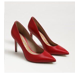 Sam Edelman Women's Hazel Pump Red Patent SZ 7.5
